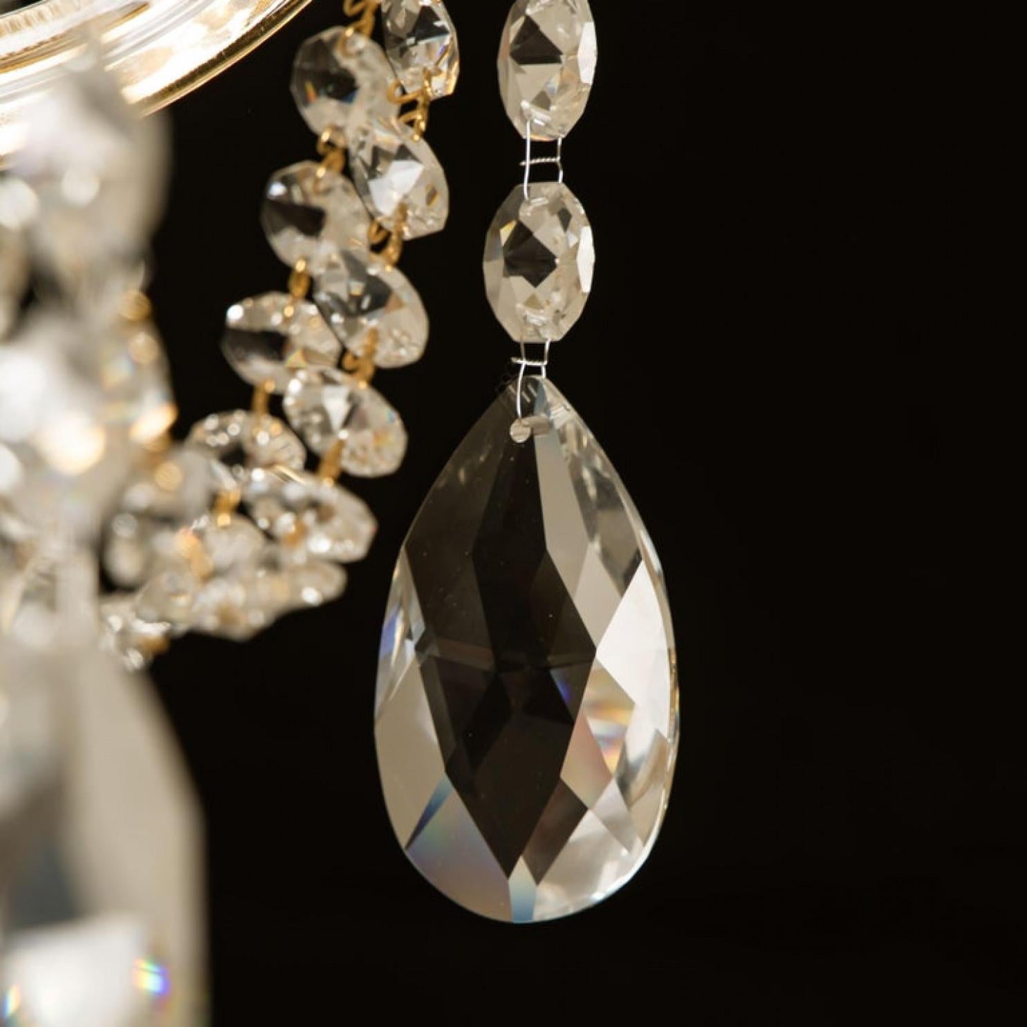 Huge High-End XXL Maria Theresa Gold Plated Swarovski Chandelier 4