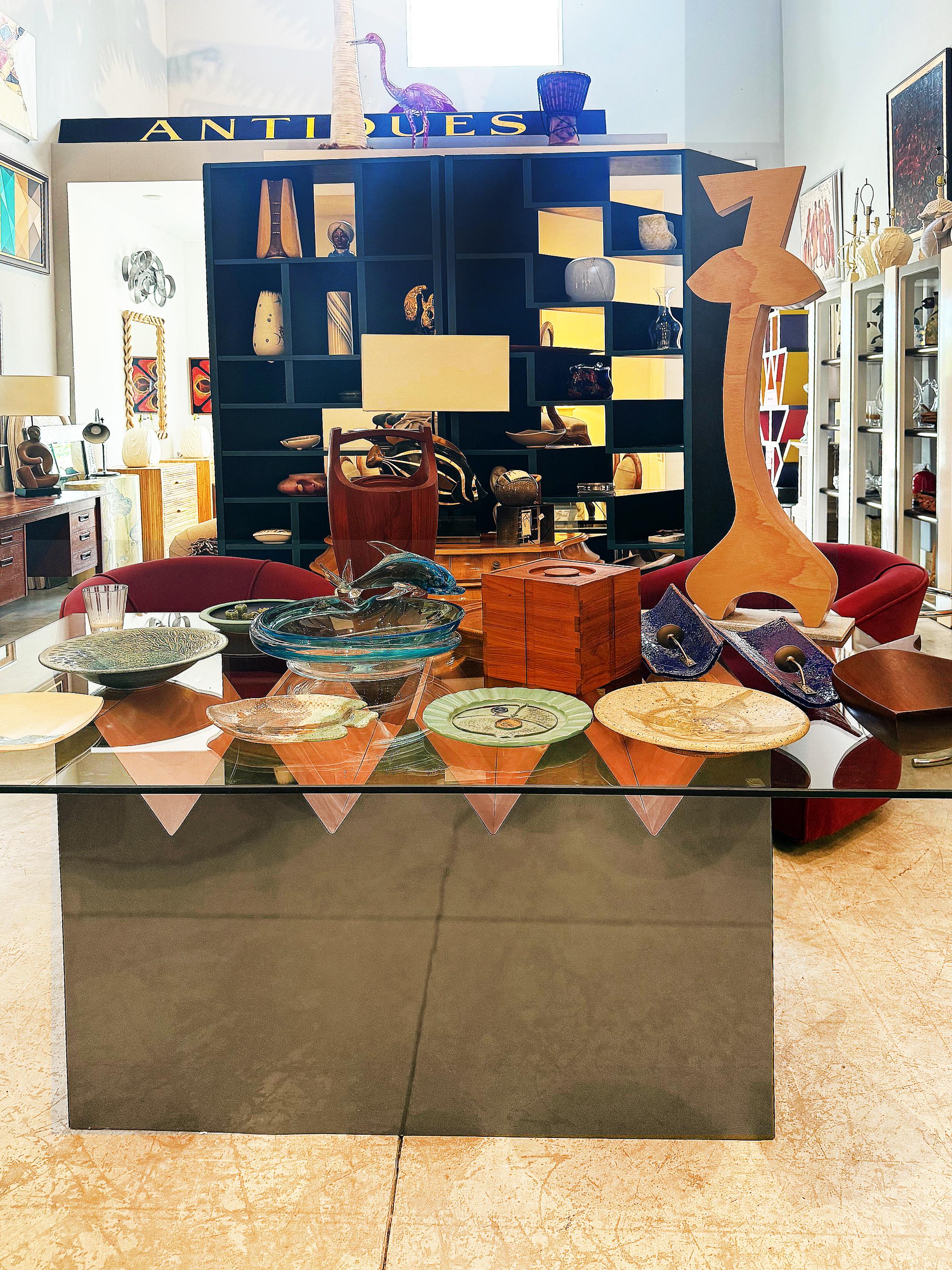 Huge Impressive Postmodern Maple Abstract Sculpture, 1980s

Offered for sale is a huge 3.5