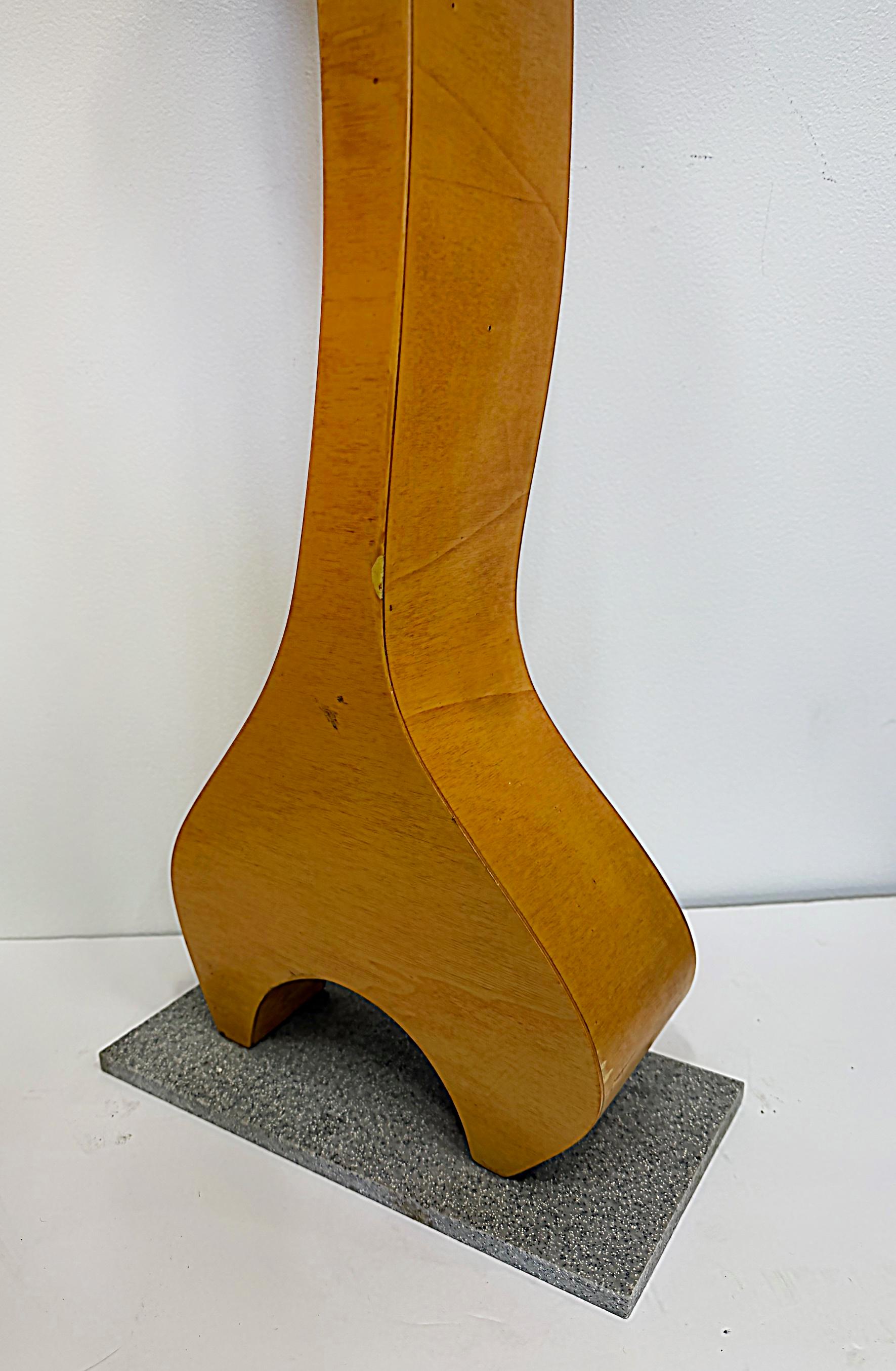 Huge Impressive Postmodern Maple Abstract Sculpture, 1980s For Sale 1