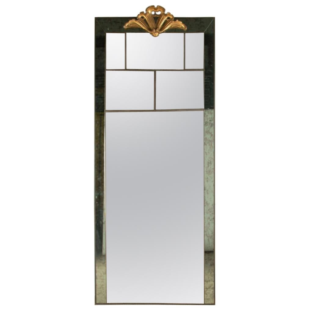 Huge Italian Deco Style Mirror