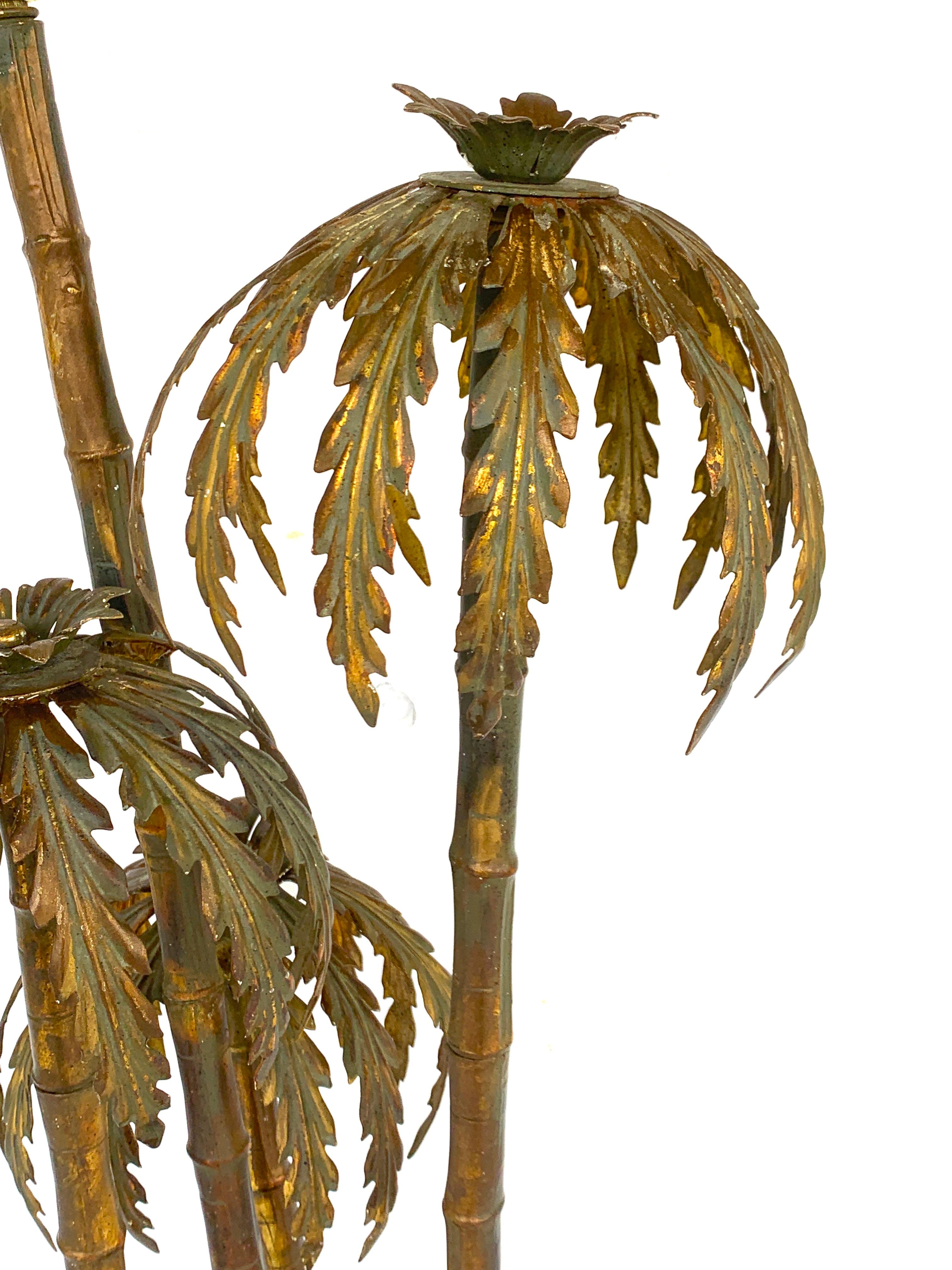 metal palm tree lamp