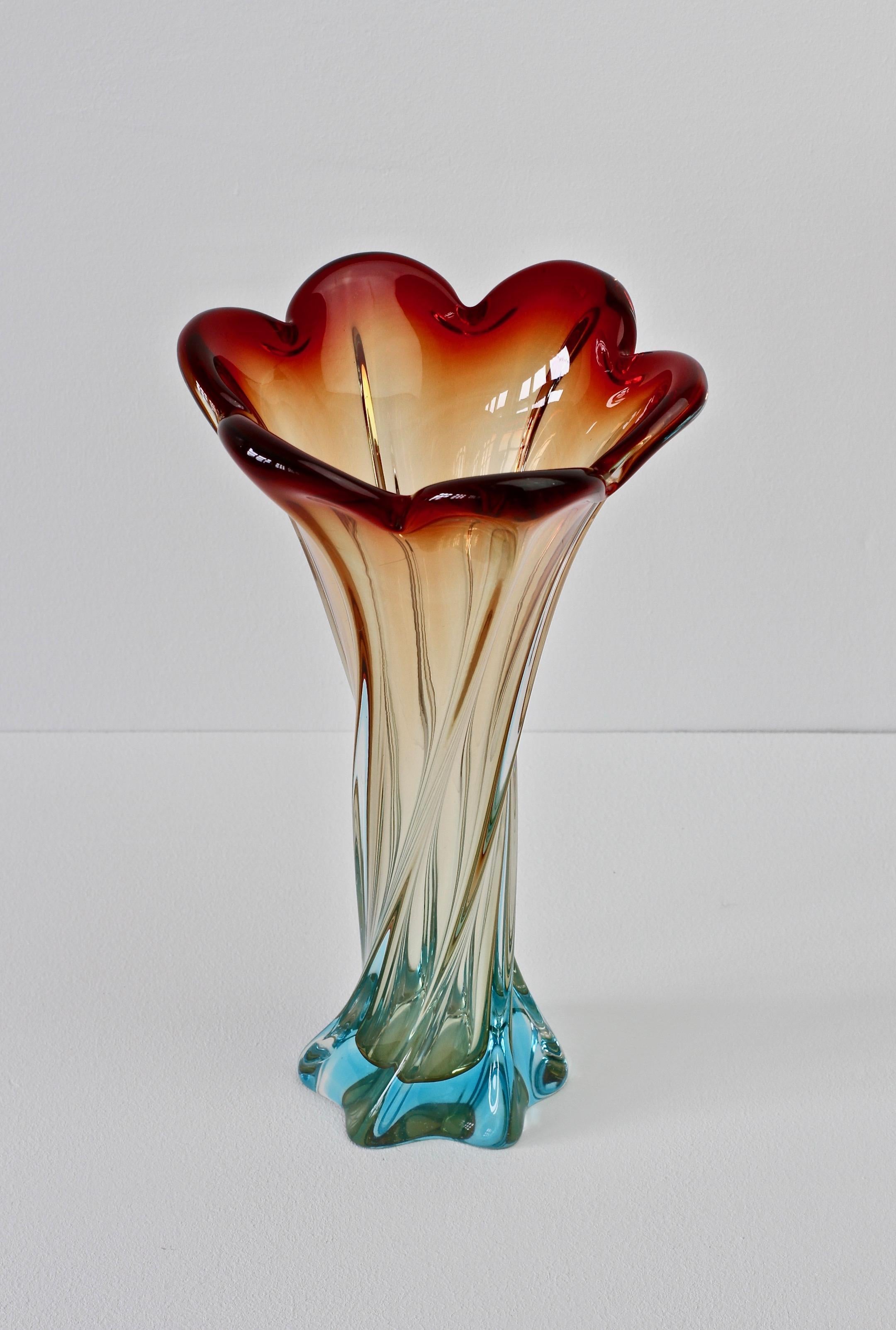 old murano glass vases