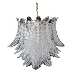 Huge Italian Murano Six-Tier Felci Glass Chandelier by Barovier e Toso