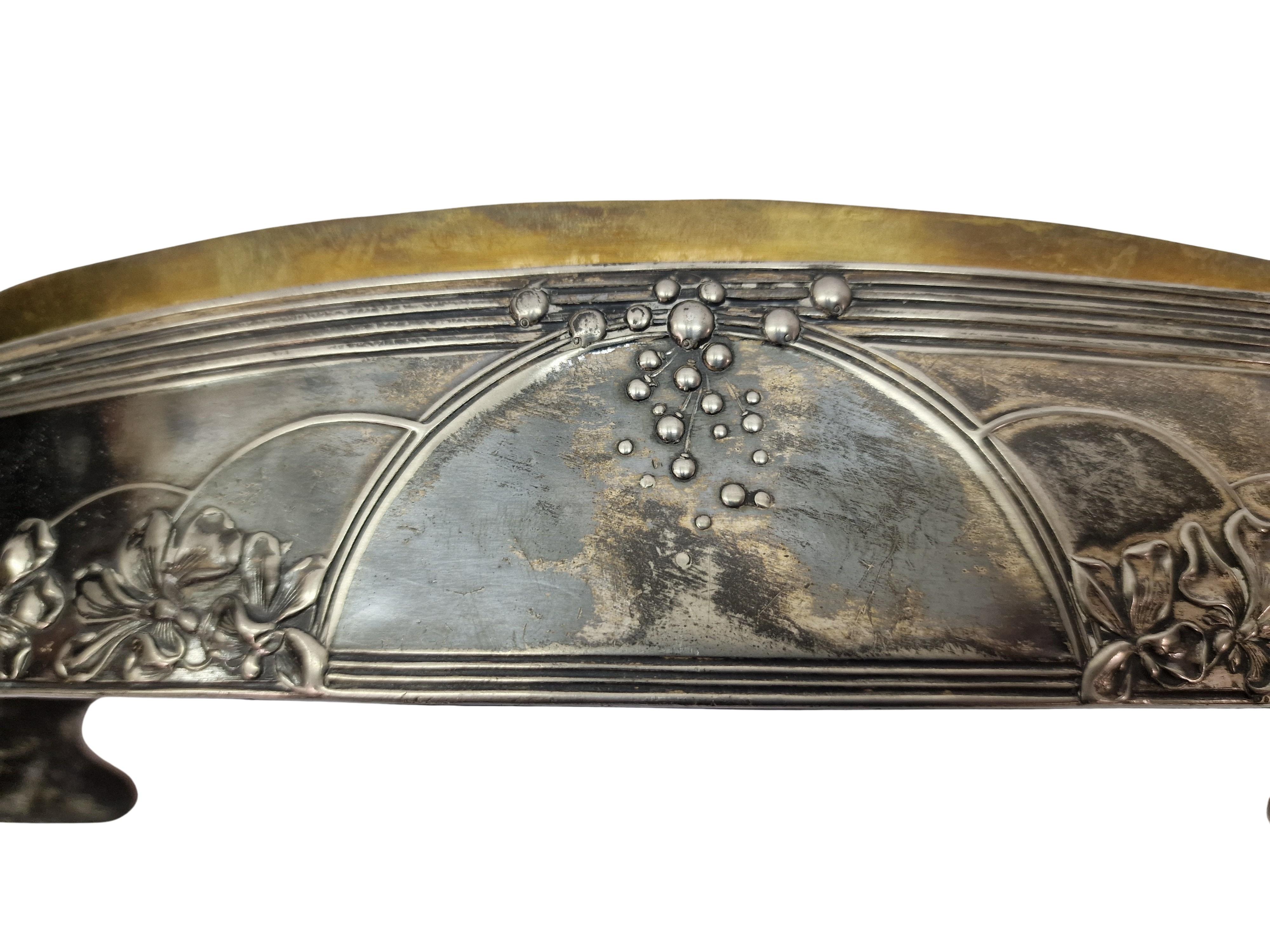 Grande jardinière fleurie Moritz Hacker Art Nouveau Jugendstil 1900 Autriche Vienne en vente 3