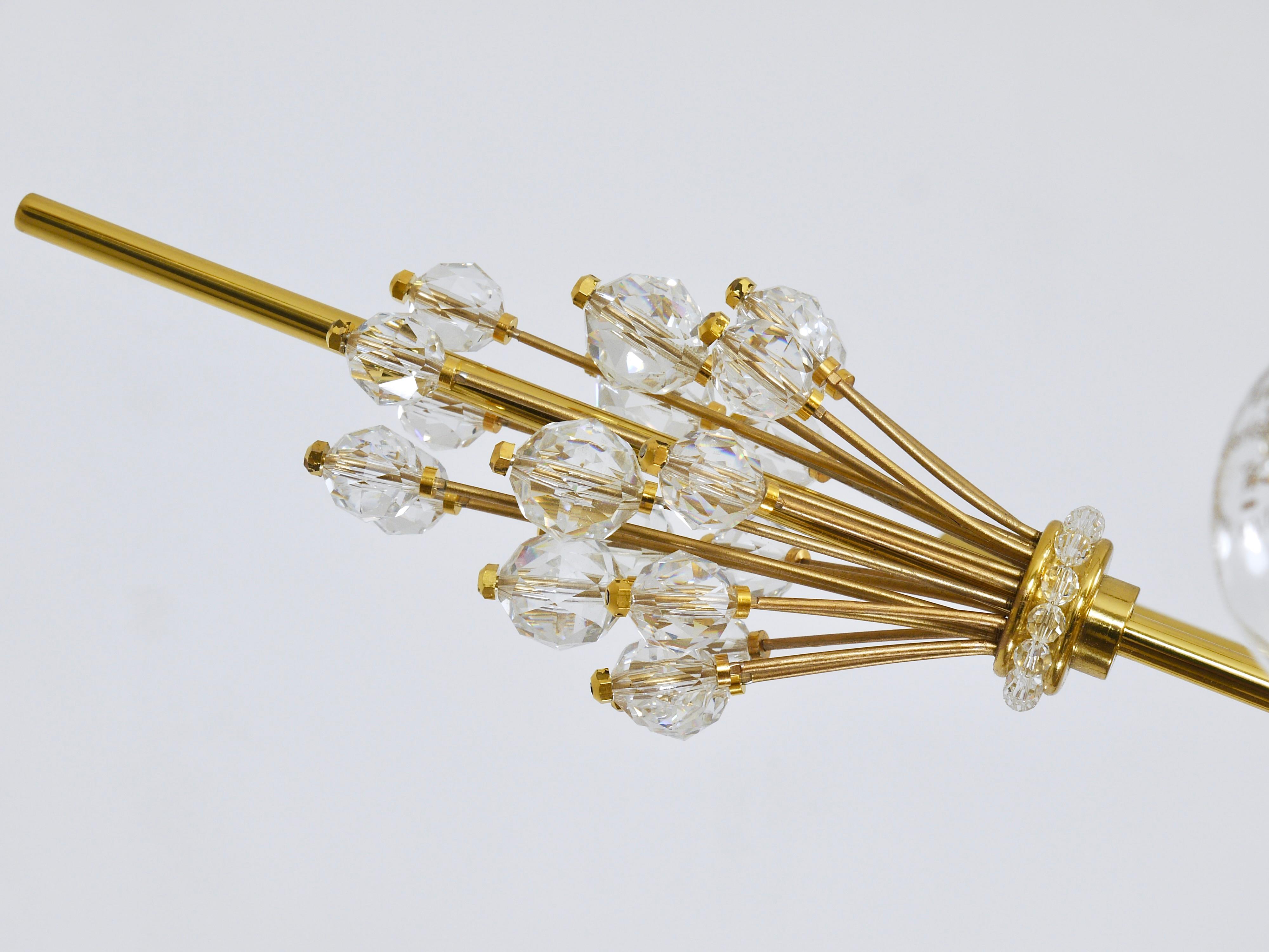 I.L.A. Lobmeyr Metropolitan Opera Sputnik Cristal Brass Met Chandelier Vienne en vente 10