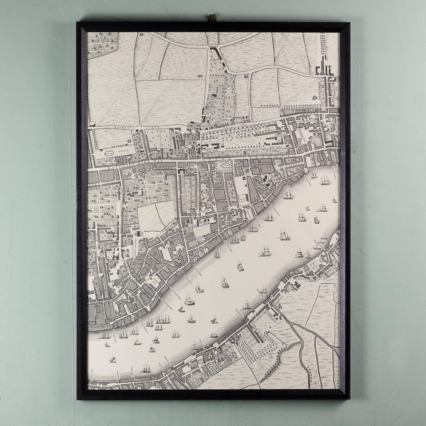 Huge John Rocque Map of London 1746, Republished By Harry Margary 3