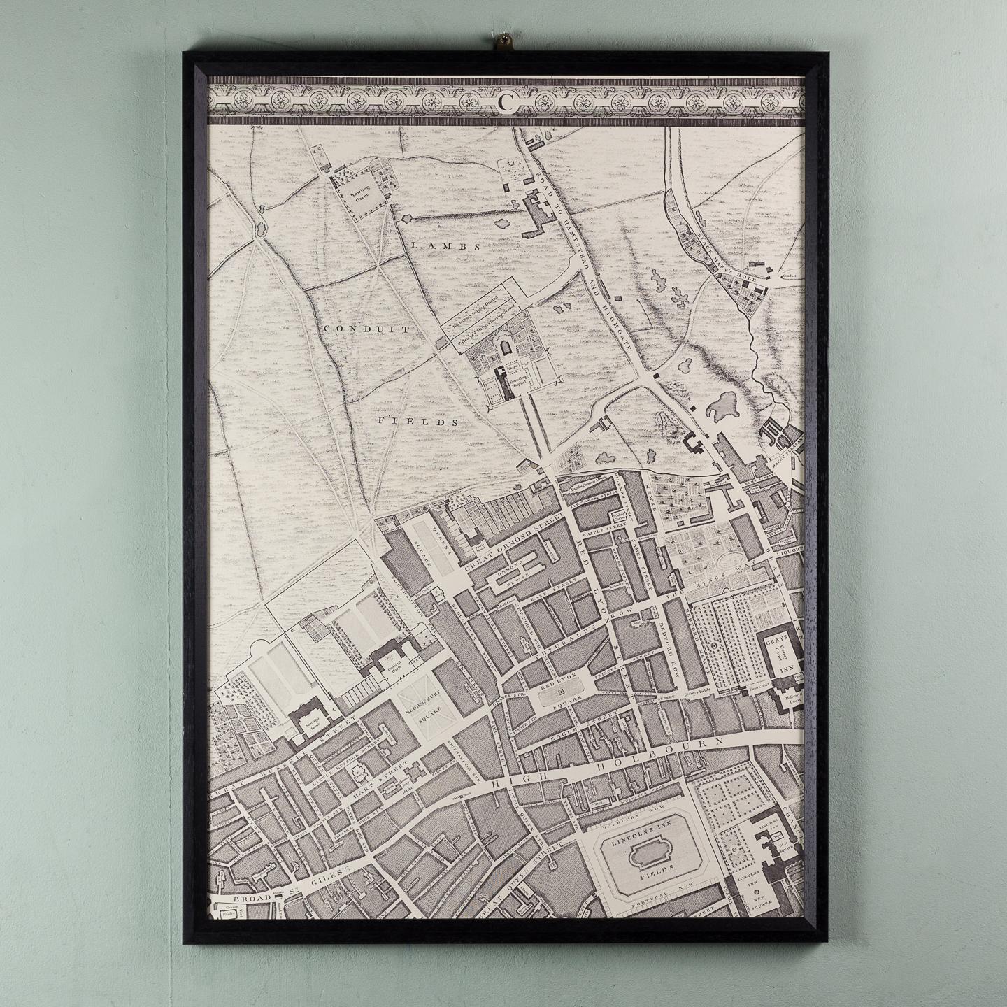 Huge John Rocque Map of London 1746, Republished By Harry Margary 4