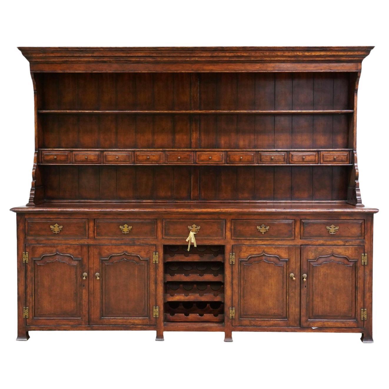 Huge Jonathan Charles Country Farmhouse Welsh Dresser Sideboard For Sale