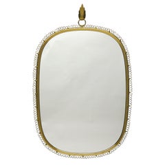 Huge Josef Frank Wall Mirror by Svenskt Tenn in Sweden 1960s