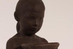 Huge Knabstrup Ceramic Figurine by Johannes Hansen, Denmark Midcentury