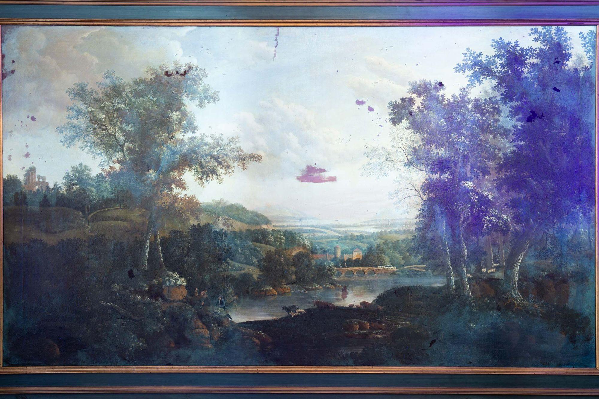 Huge Landscape Painting of “Second Premium” Attr. John Smith of Chichester For Sale 6