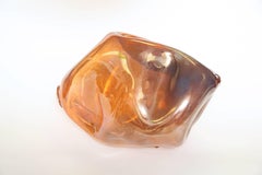 Huge Laura de Santillana Meteor Glass Sculpture