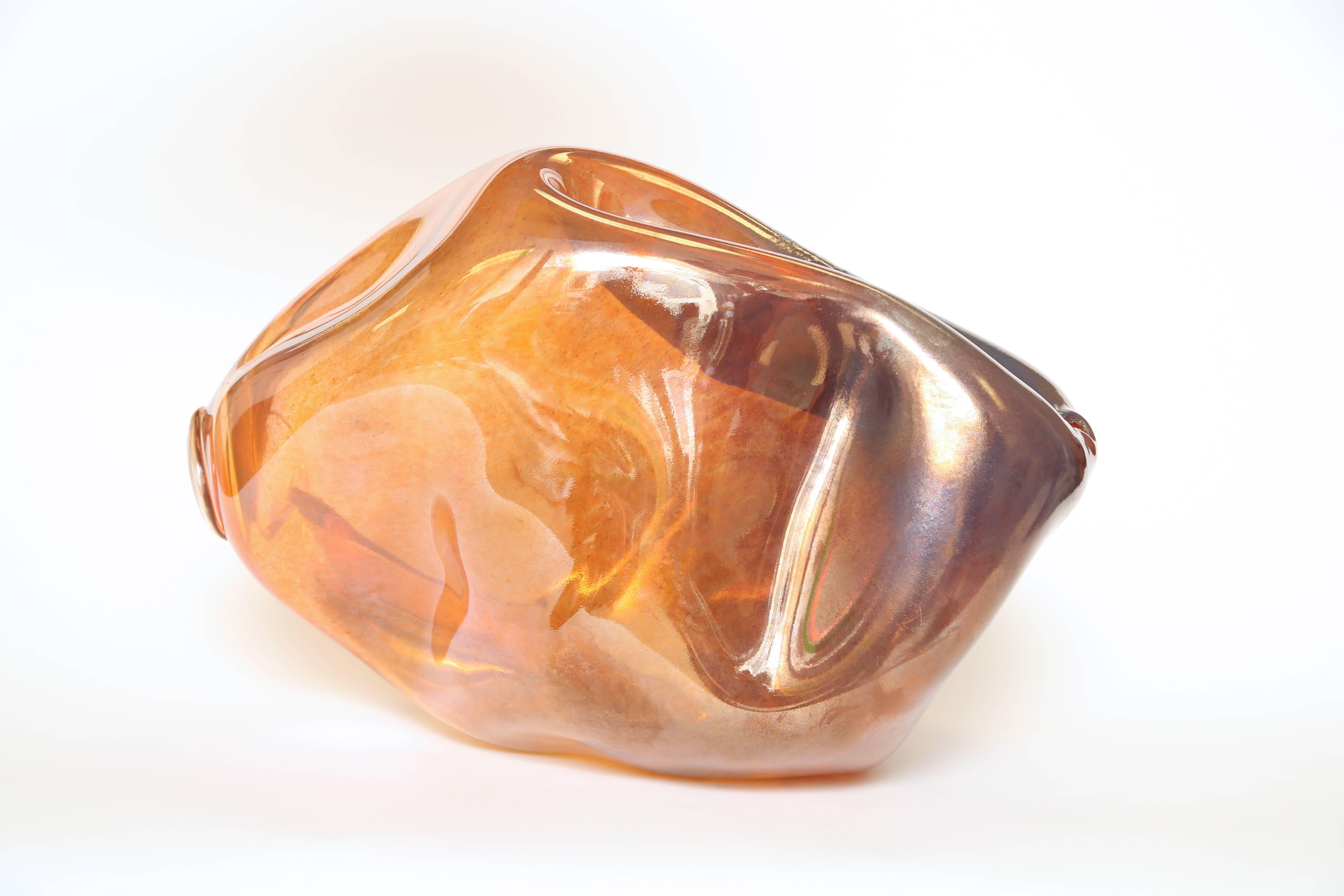 Enorme scultura di vetro Laura de Santillana Meteor in vendita 1