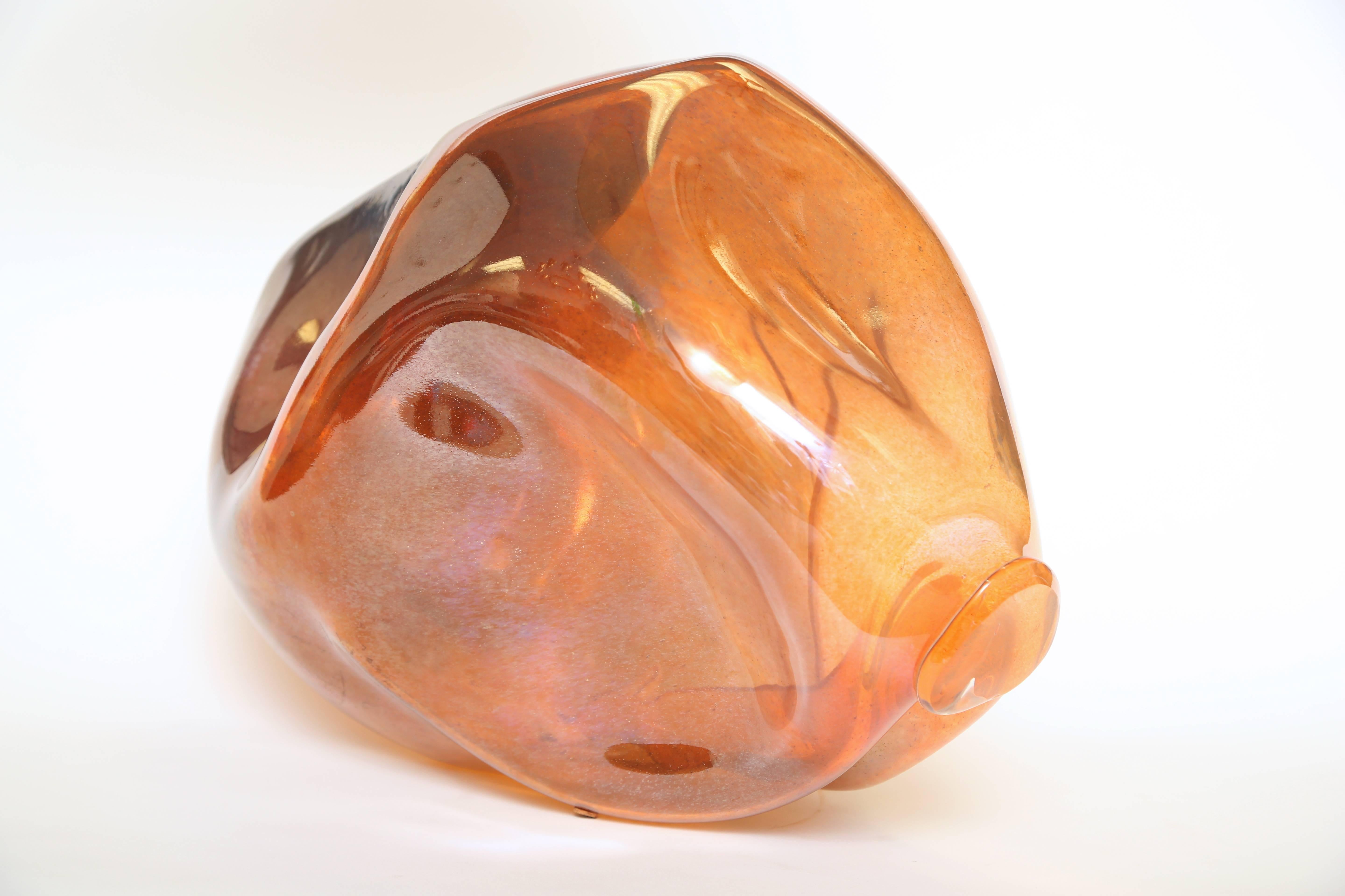 Huge Laura de Santillana Meteor Glass Sculpture For Sale 1