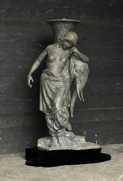 Huge Life Size French Bronze Fountain