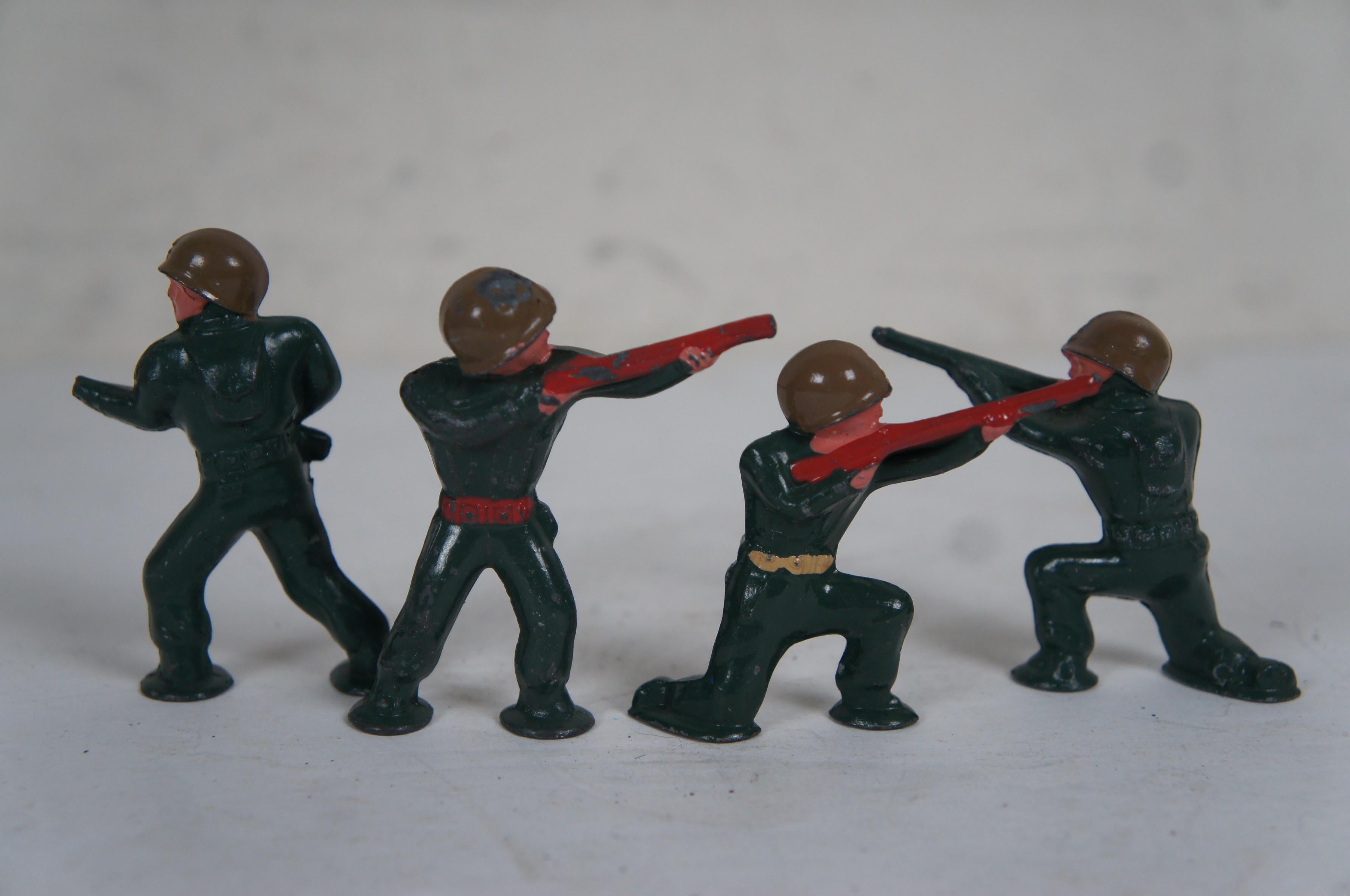 Huge Lot 106 Barclay Manoil Podfoot Lead Toy Soldiers US Military Army Figures For Sale 6