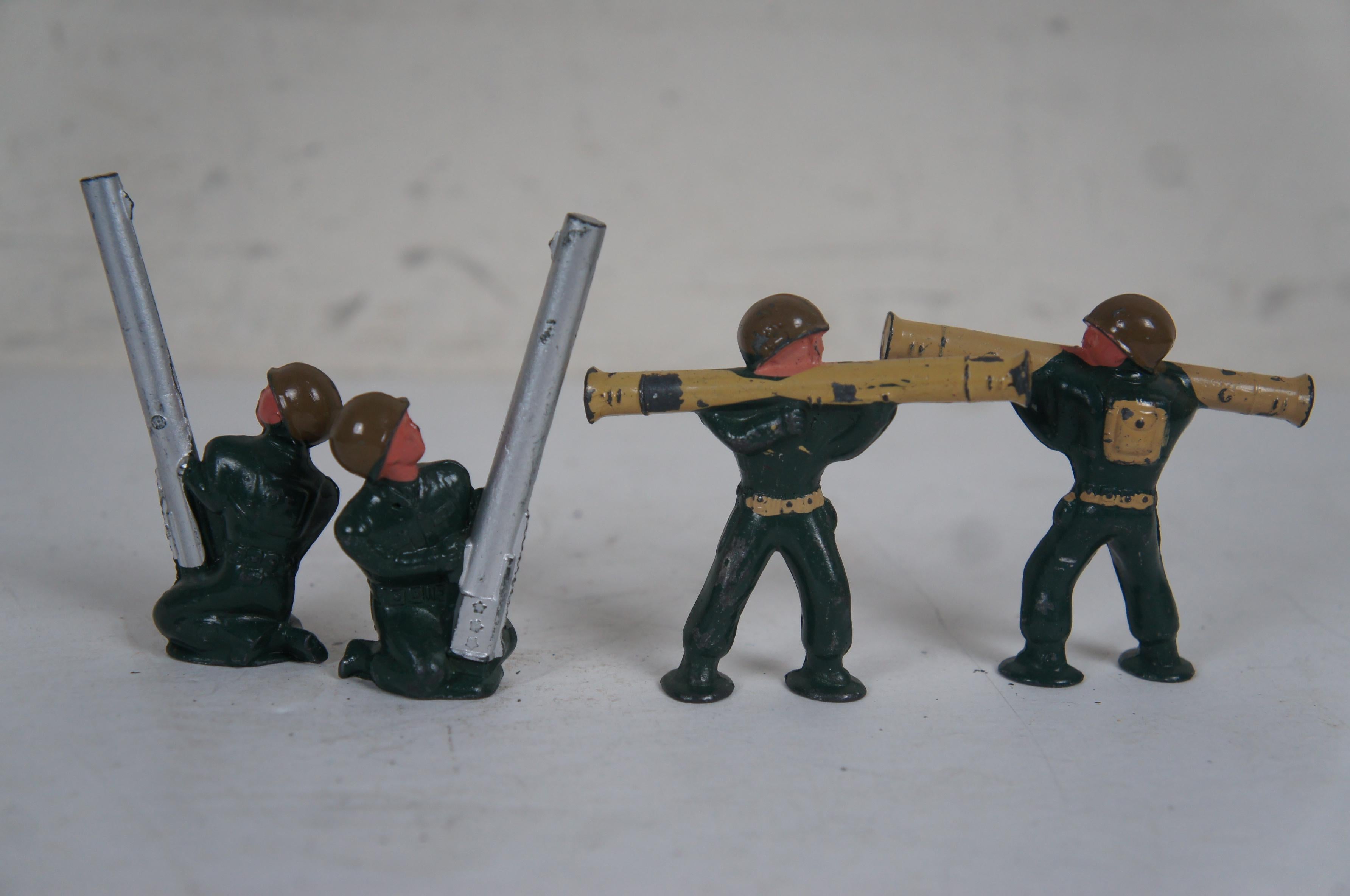 Huge Lot 106 Barclay Manoil Podfoot Lead Toy Soldiers US Military Army Figures For Sale 4