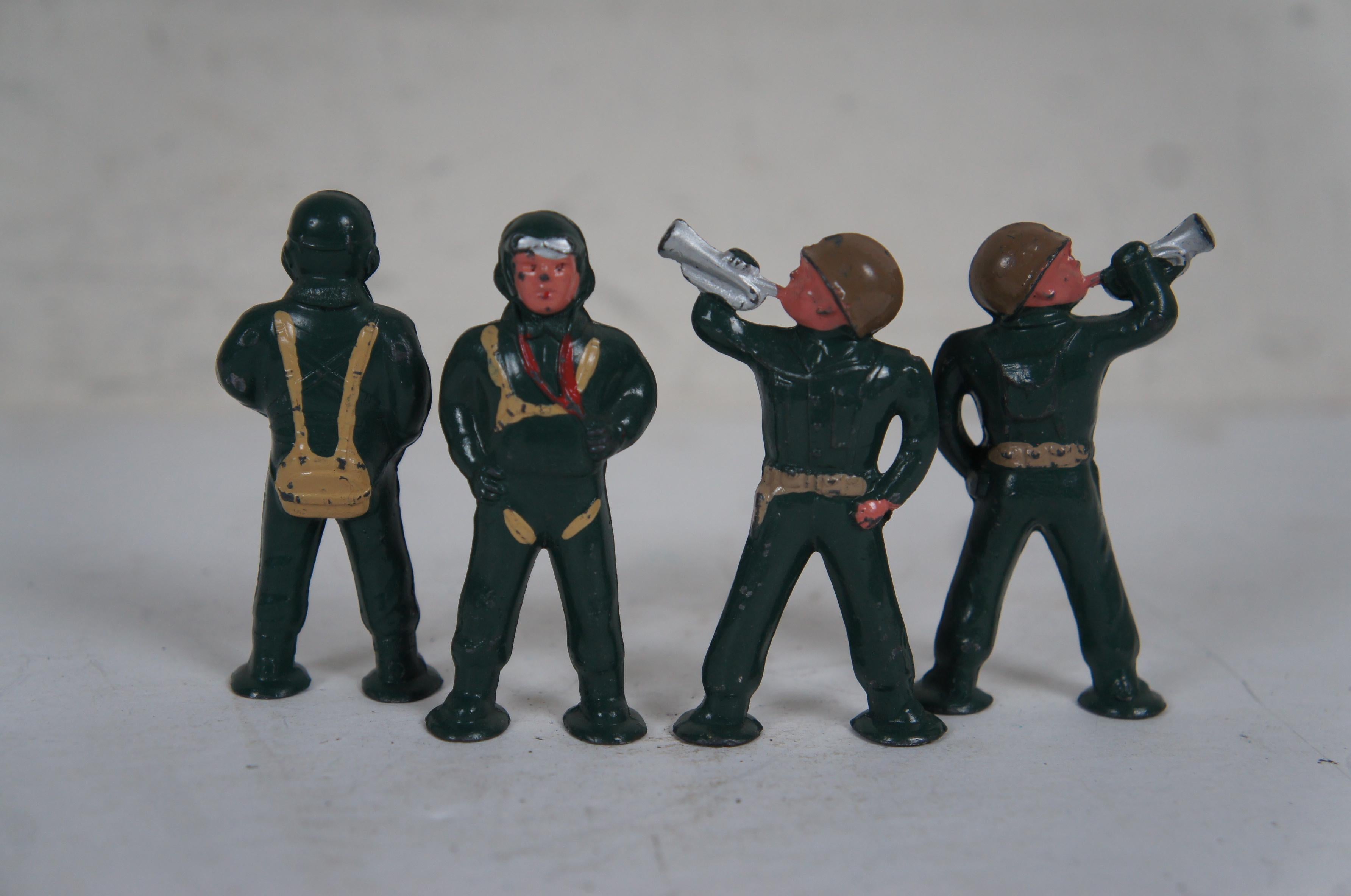 Huge Lot 106 Barclay Manoil Podfoot Lead Toy Soldiers US Military Army Figures For Sale 5