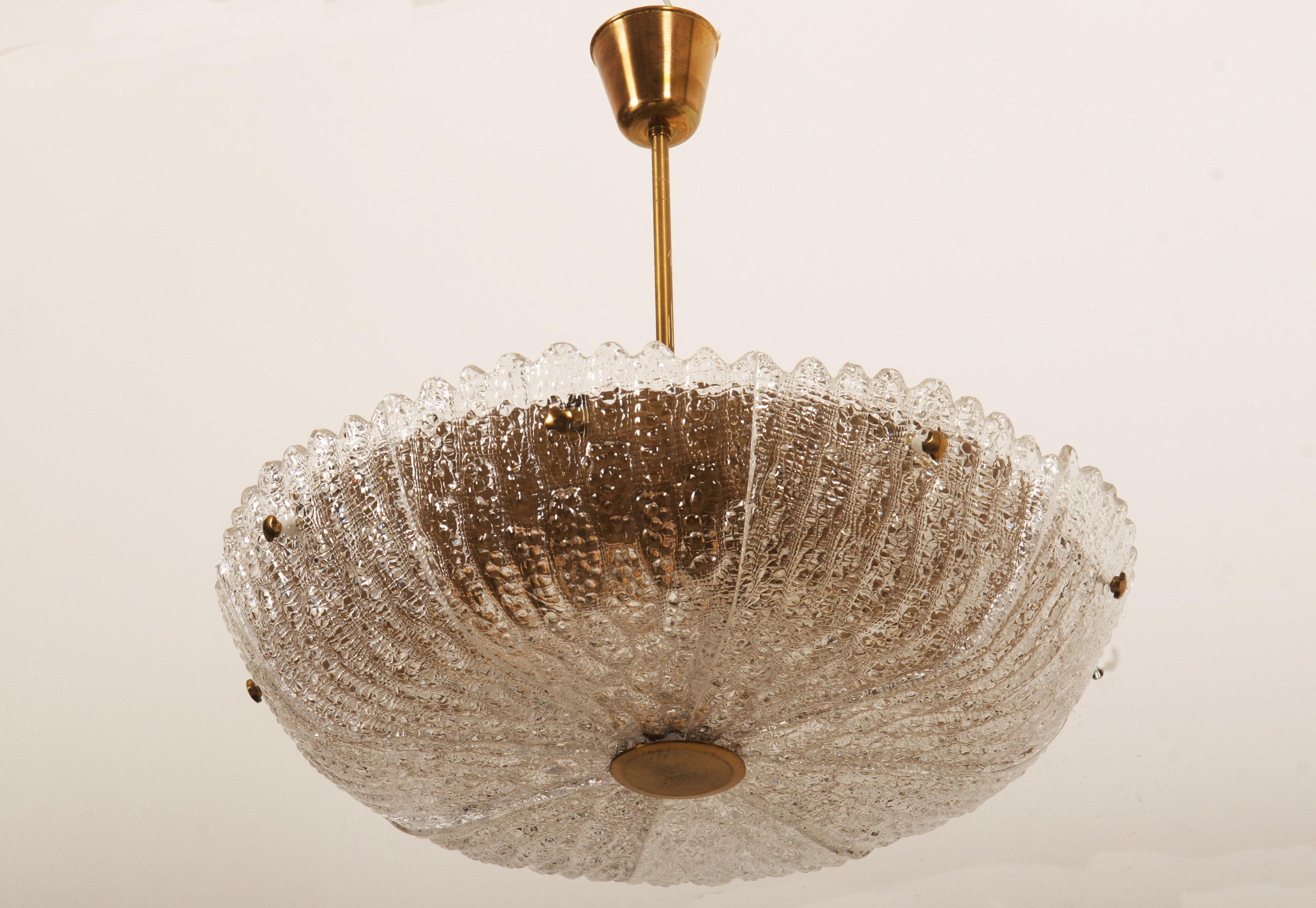 Ottone Enorme lampadario Lyfa Embassy di Carl Fagerlund in vendita