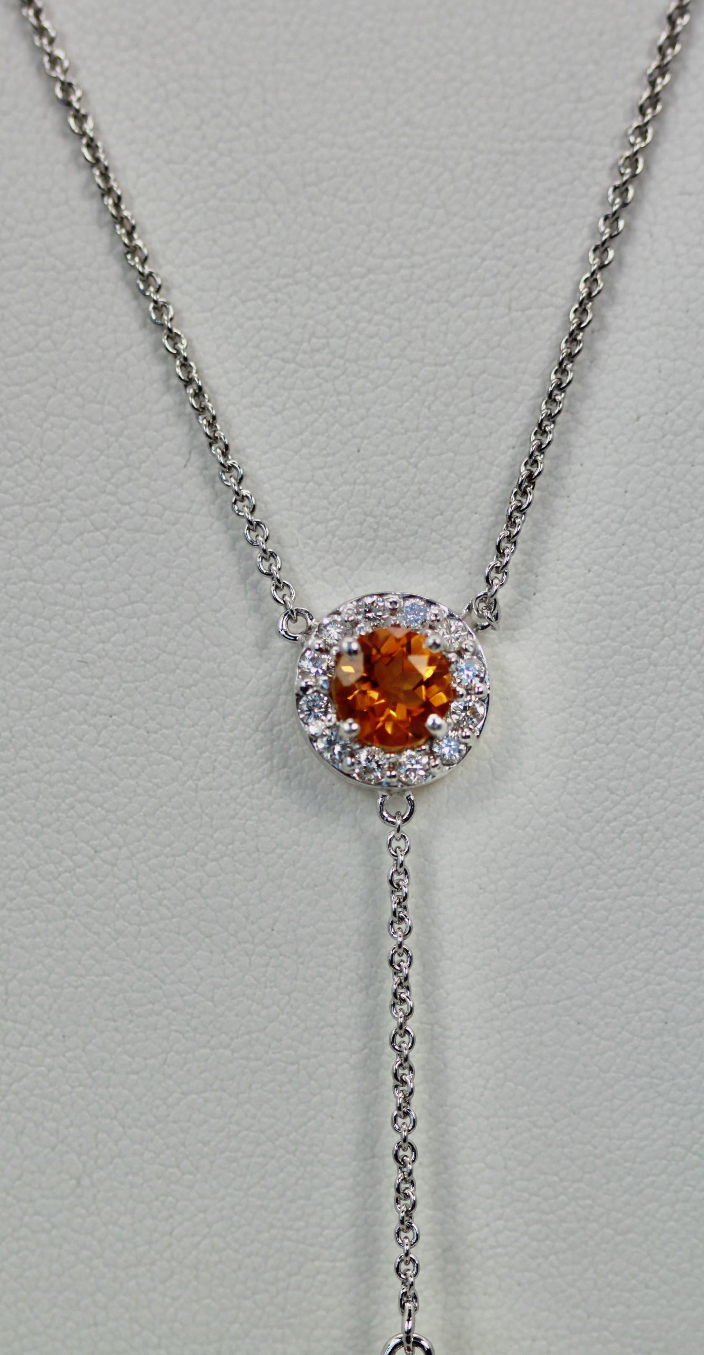 Women's Huge Maderia Mixed Cut Citrine 20 Plus Carat Diamond Surround