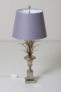 Huge Maison Charles Pineapple Table Lamp in Chrome