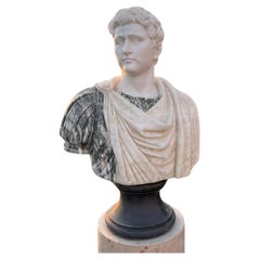 Huge  Marble Bust of an Roman Emperor 95 cm