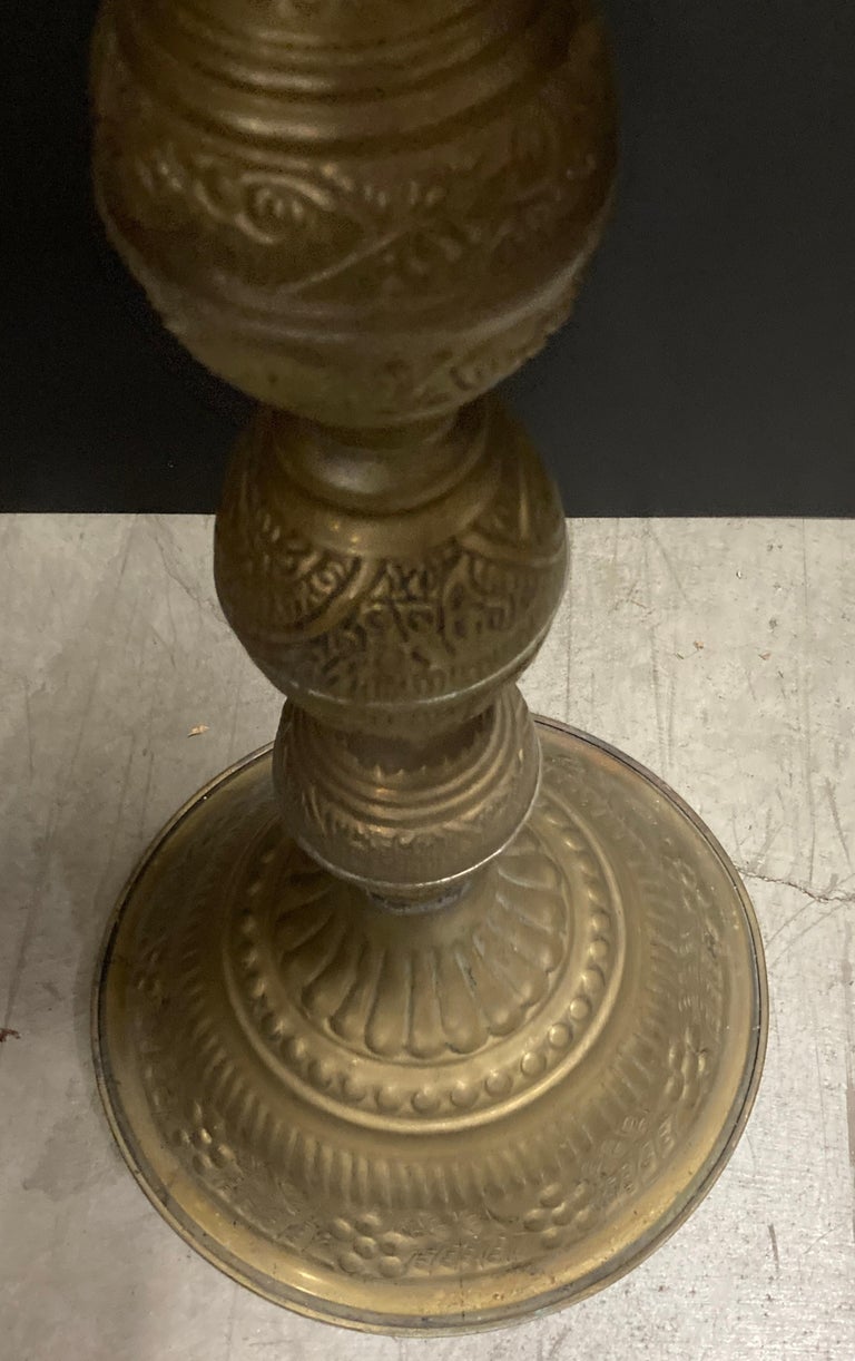 Huge Massive Middle Eastern Arabian Brass Hookah Pipe For Sale at 1stDibs middle eastern pipe