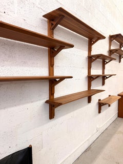 Huge masterpiece B30 bookcase by Pierre Chapo. Made in France 1960. Elm wood.
