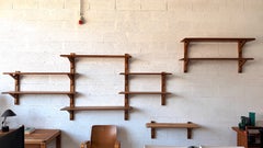 Huge masterpiece B30 bookcase by Pierre Chapo. Made in France 1960. Elm wood.