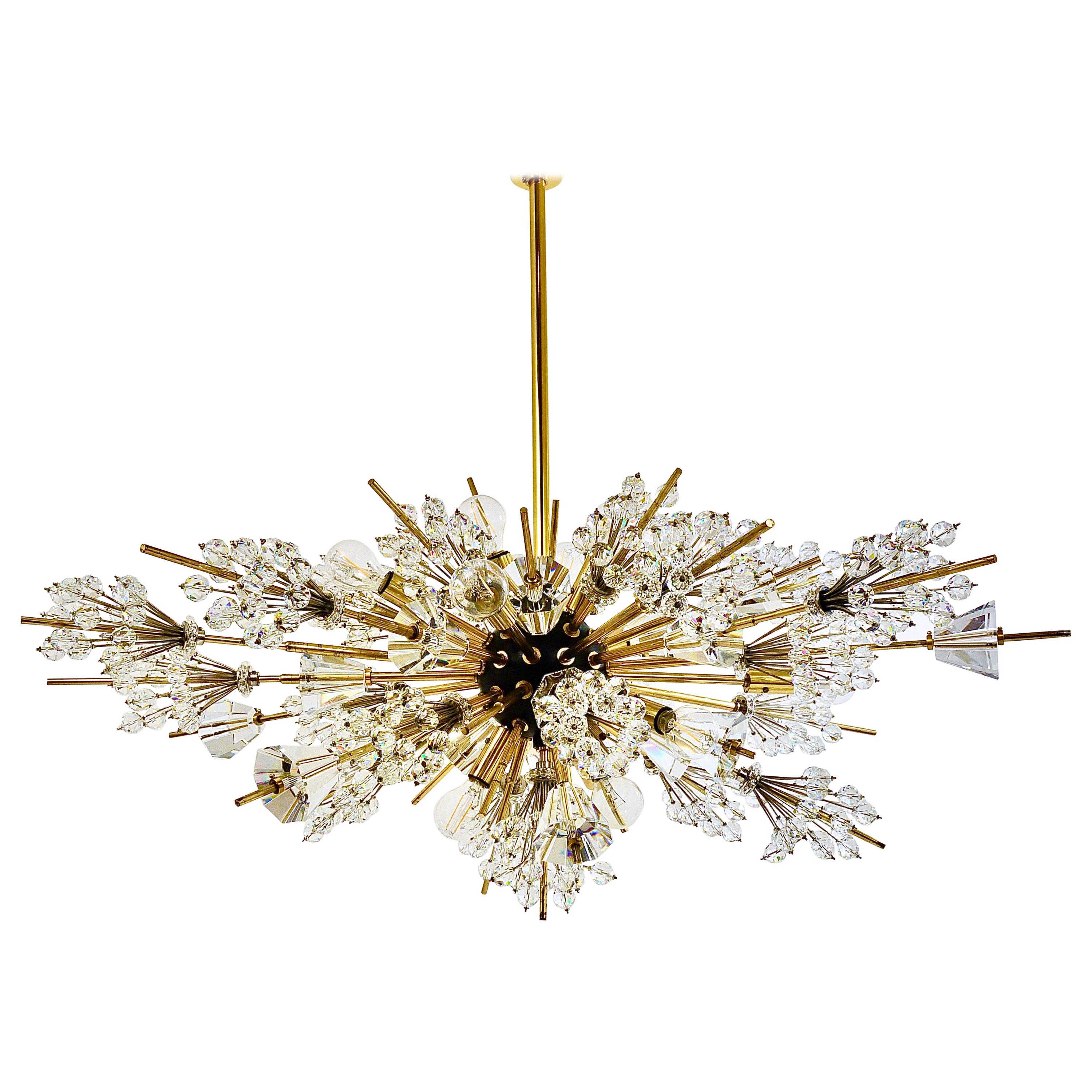 Huge Metropolitan Opera Crystal Sputnik Met Chandelier by Lobmeyr Vienna, 1960s