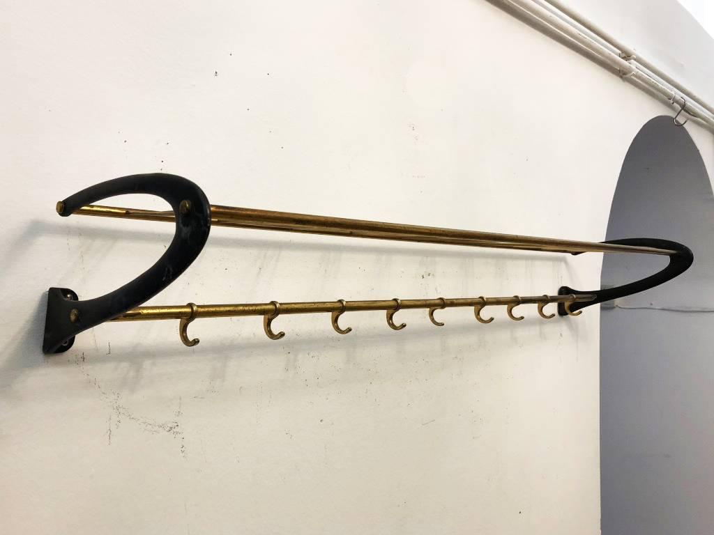 Huge Midcentury Austrian Coat and Hat Rack For Sale 3