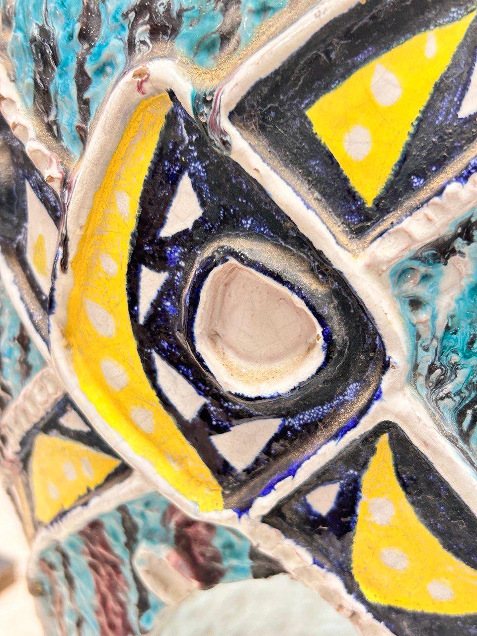 Enorme vaso in ceramica della metà del secolo attribuito a Salvatore Meli, 1950 in vendita 1