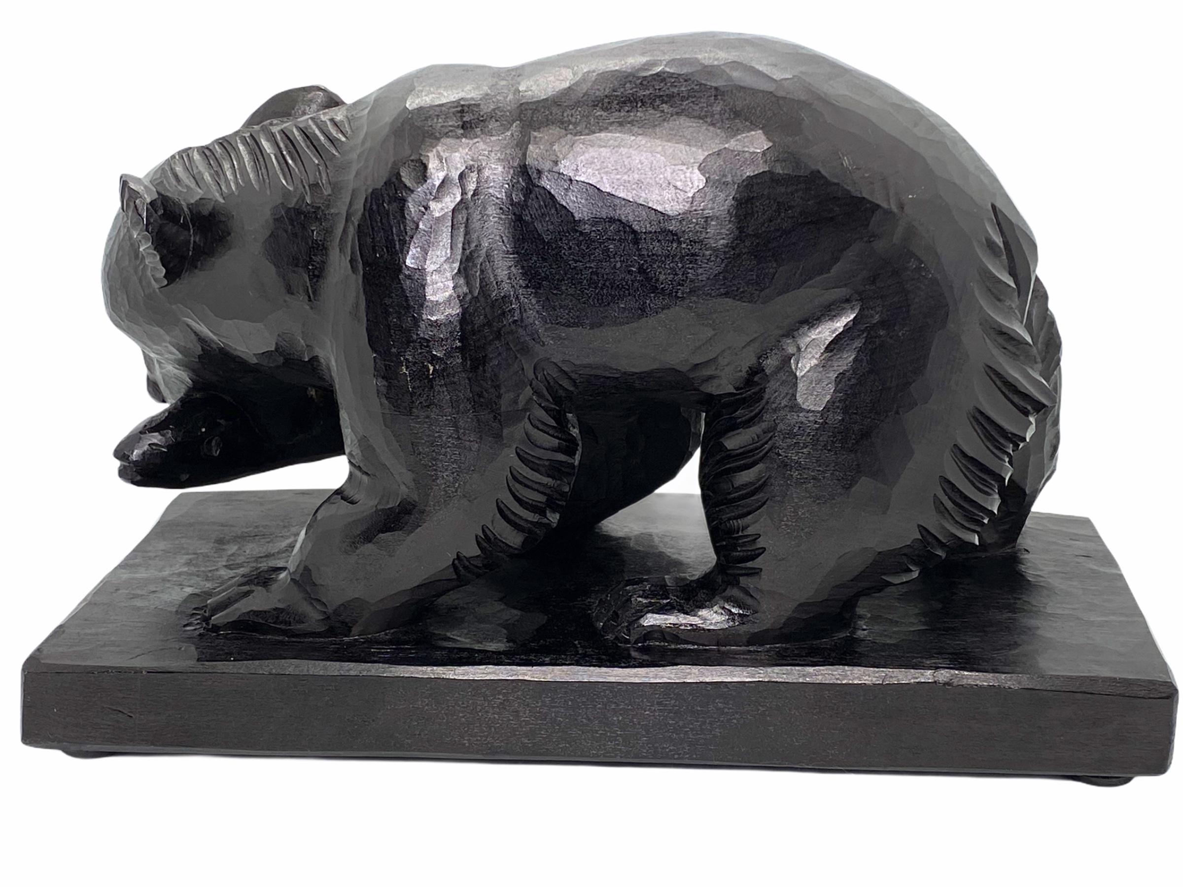 japanese bear statue