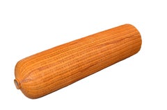 Huge Boho Chic Mid-Century Modern Handwoven Wicker Rattan Cone Shade