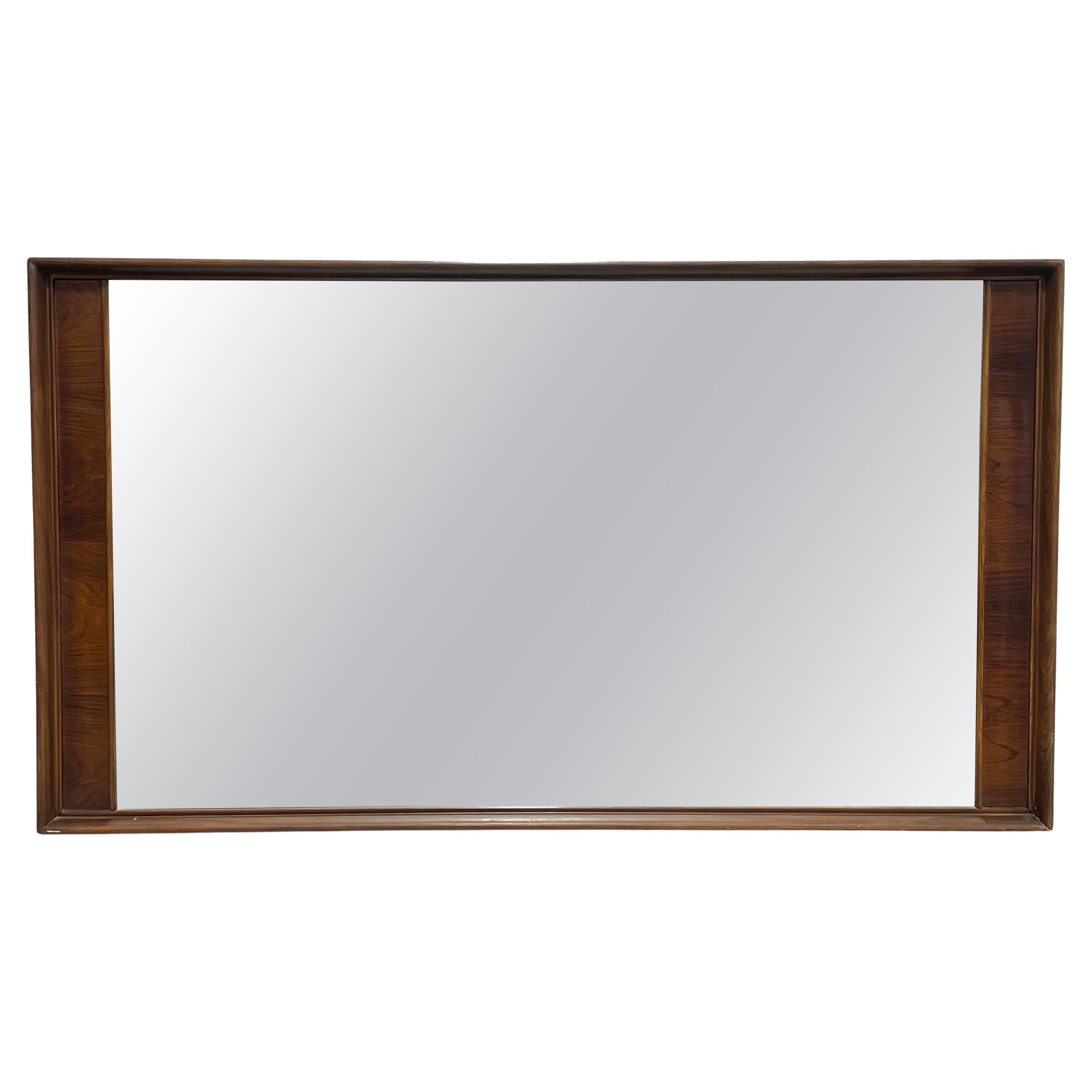 HUGE Mid Century Modern ROSEWOOD MIRROR, c. 1960's