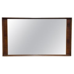 HUGE Mid Century Modern ROSEWOOD MIRROR, c. 1960's