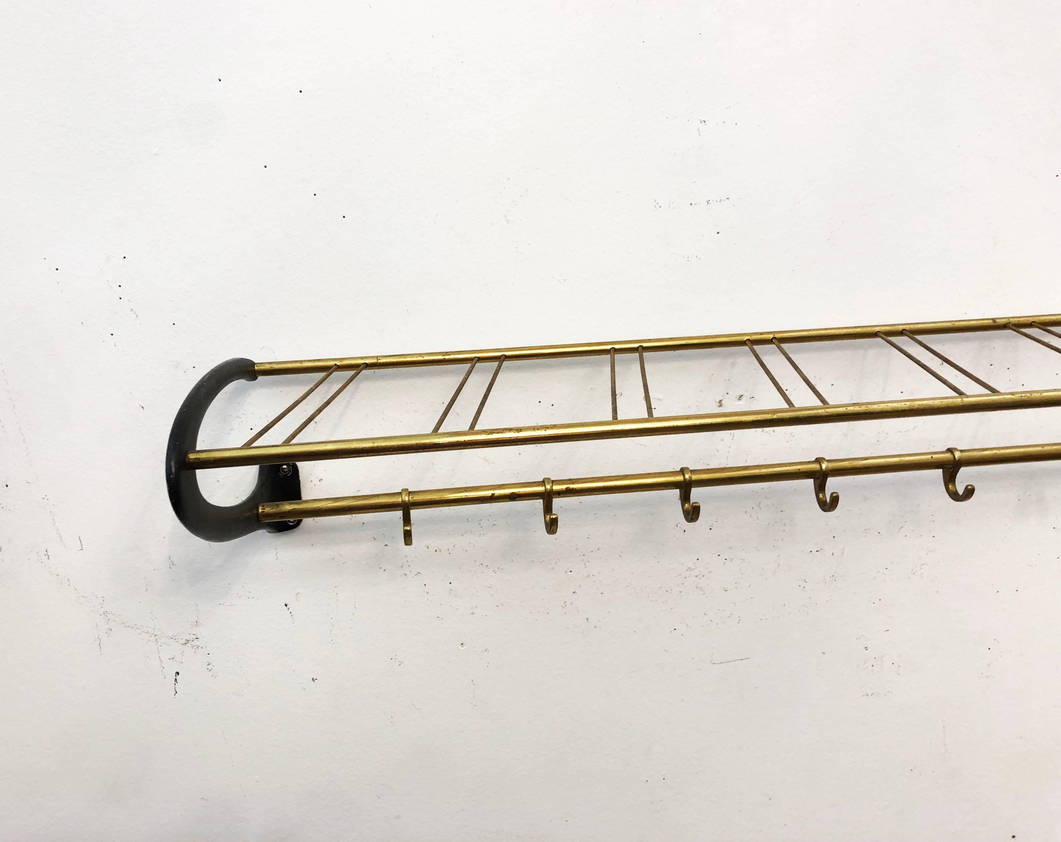 Huge Midcentury Austrian Coat and Hat Rack In Good Condition For Sale In Vienna, AT