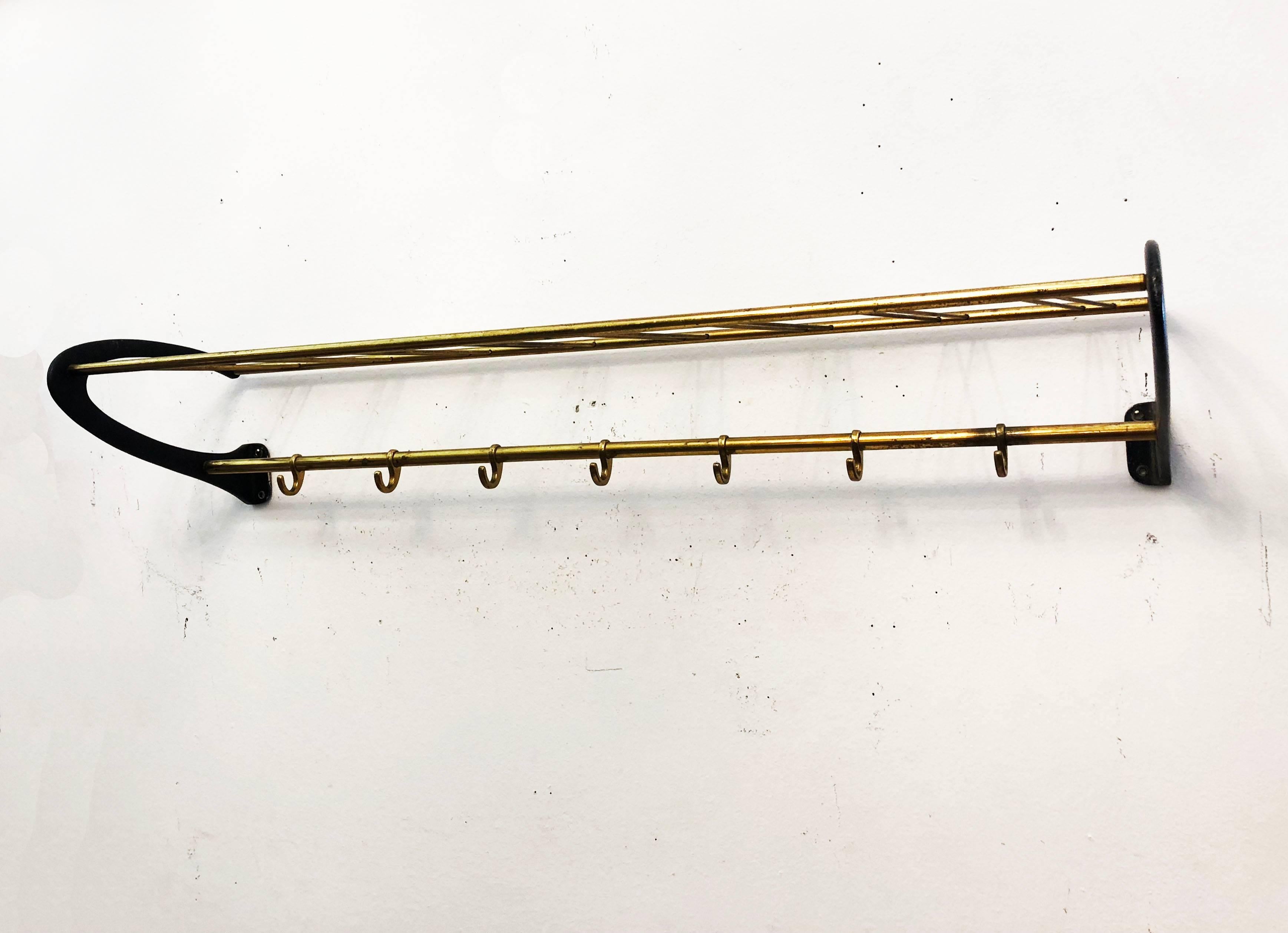 Mid-20th Century Huge Midcentury Austrian Coat and Hat Rack For Sale