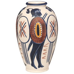 Huge Midcentury Vase by Mette Doller for Andersson & Johansson of Höganäs