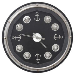 Grande horloge murale suisse du milieu du siècle dernier par Reform Brevet