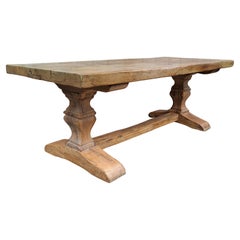 Huge ‘Monastery’ Solid Oak Refectory Table Seating 10