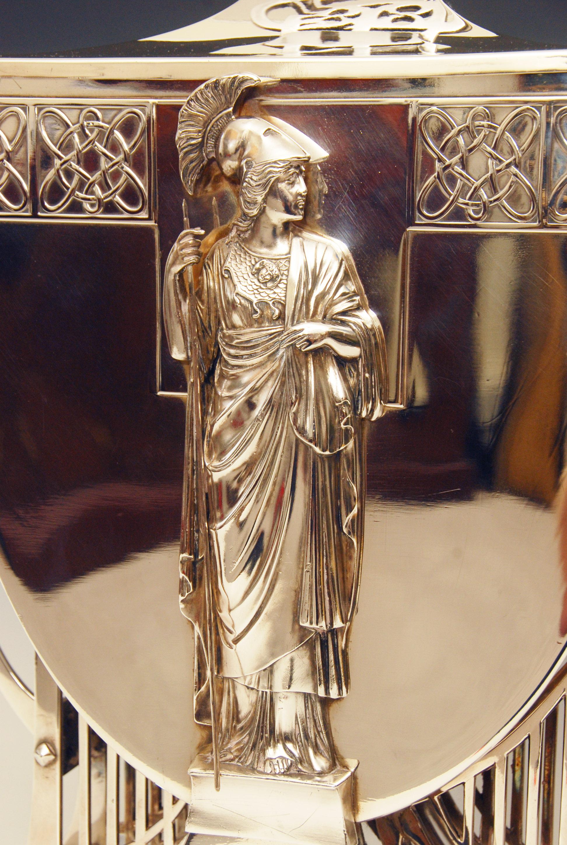 Early 20th Century Huge Monumental WMF Art Nouveau Ice Bucket / Centrepiece circa 1910 For Sale