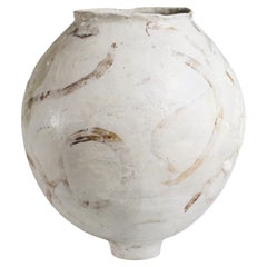 "Huge Moon"  Hand Built Ceramic Moon Jar