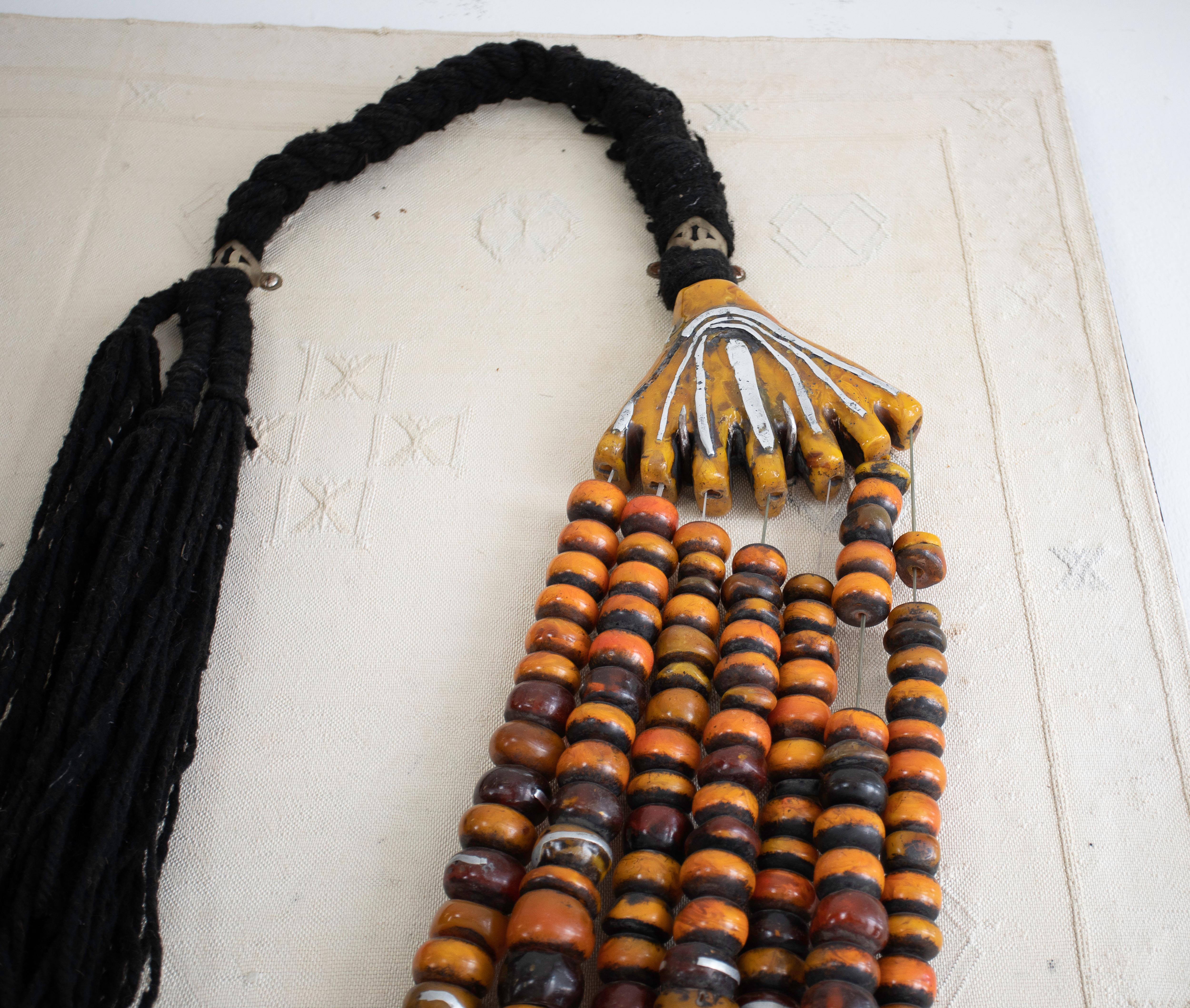 Huge Moroccan Amber Necklace Wall Art 5