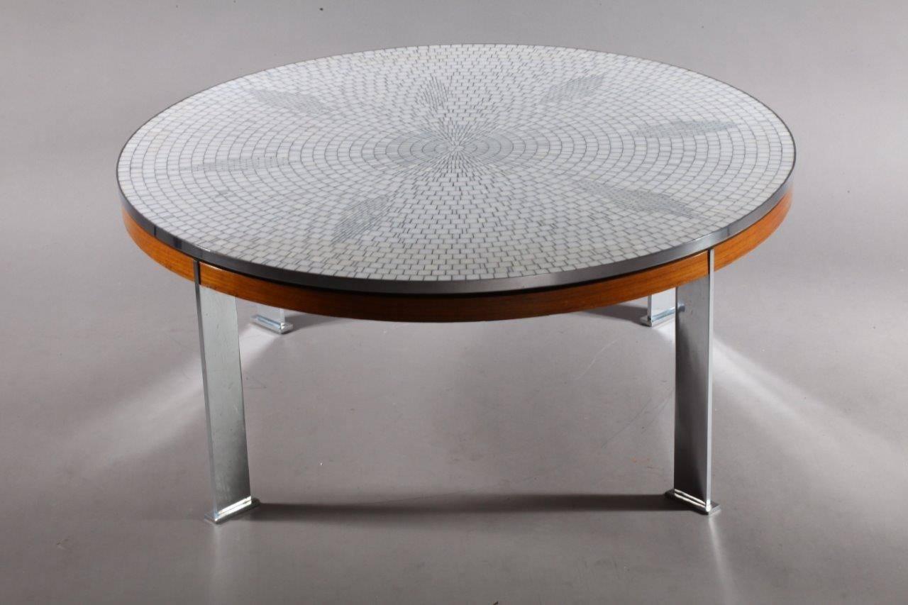 Huge Mosaic Coffee Table Attributed to Berthold Muller In Excellent Condition In Vienna, Vienna