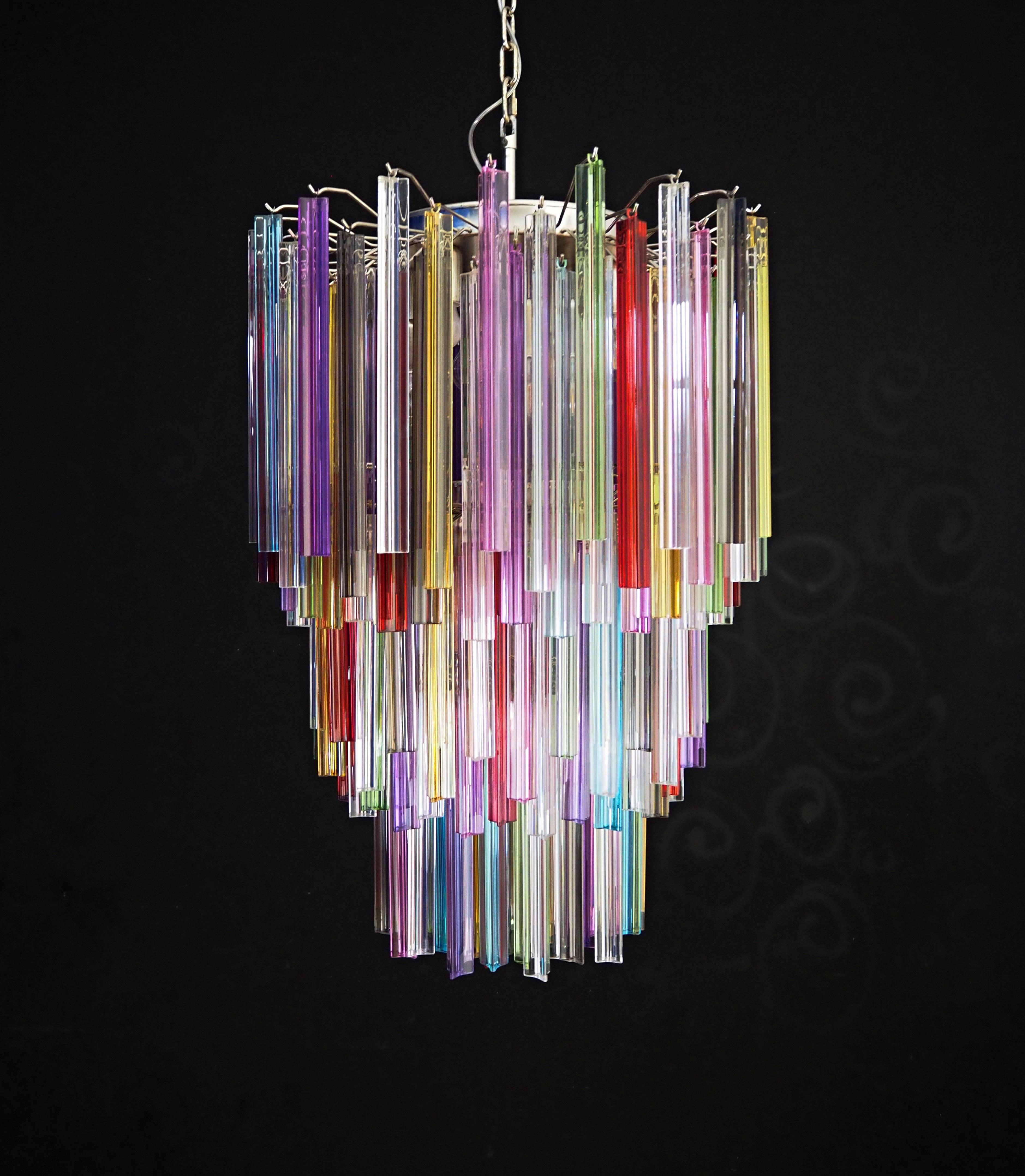 multicolor chandelier