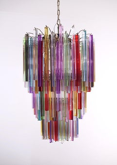 Huge Murano chandelier multicolor triedri – 187 prism - Mariangela model