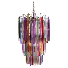 Huge Murano chandelier multicolor triedri – 187 prism - Mariangela model