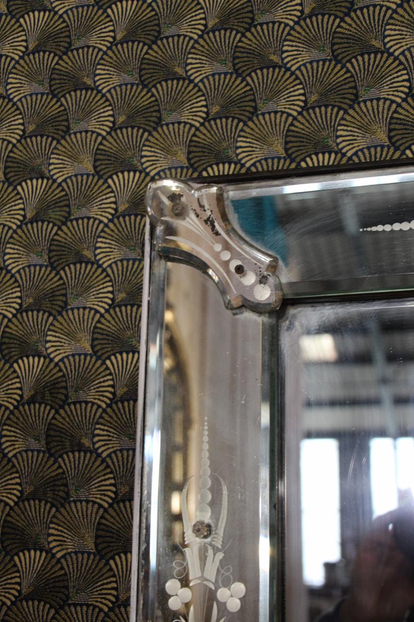 Enorme specchio da banco di Murano lungo 355 cm in vendita 3