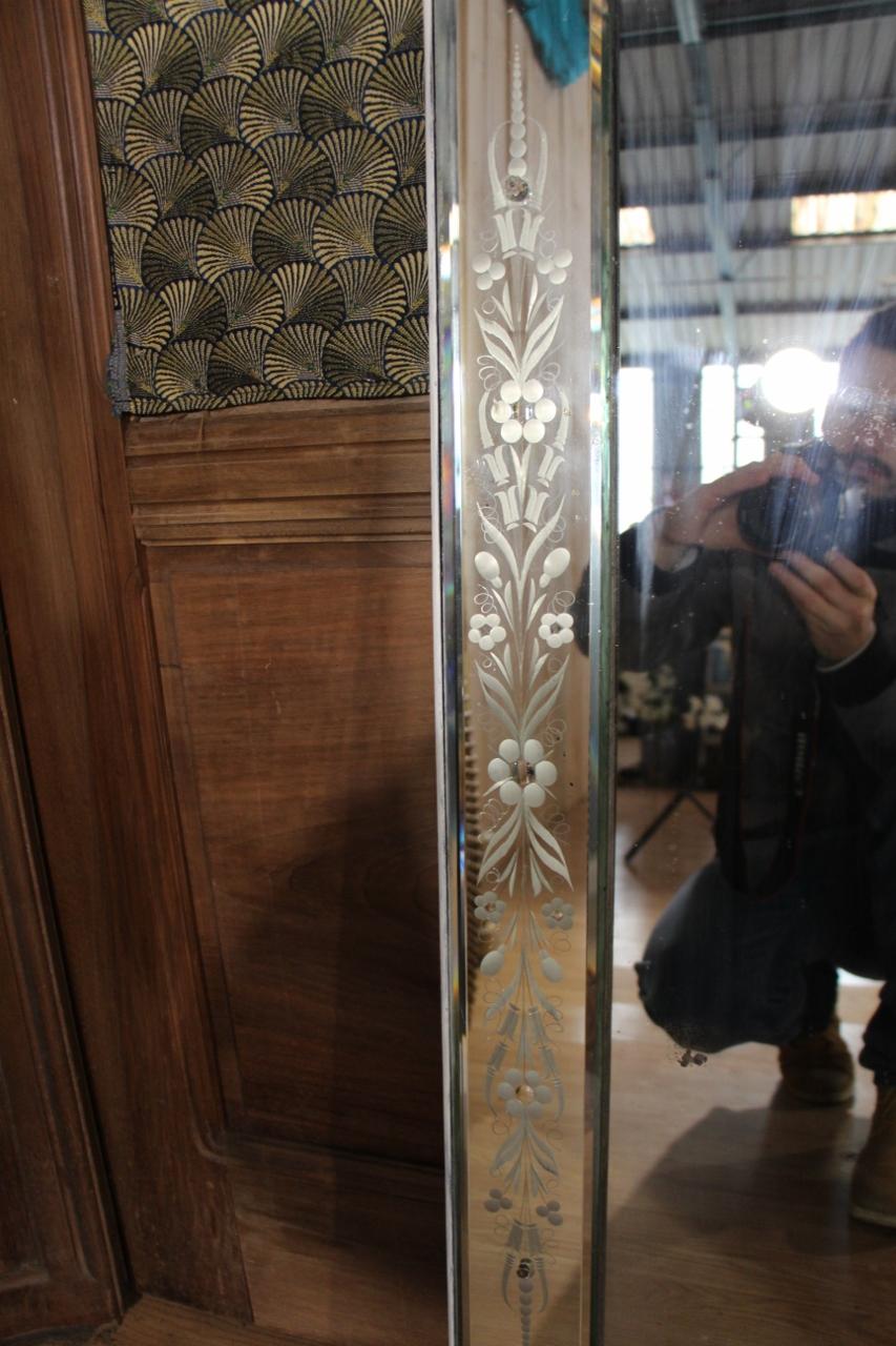 Enorme specchio da banco di Murano lungo 355 cm in vendita 5